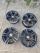 GENUINE BMW 19" M2 M3 M4 437M ALLOY WHEELS FULL SET F80 F82 F83 F87 Black