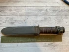 ORIGINAL WWII USN TIME WARP BLADE MKED CAMILLUS MARK 2 MK2 FIGHTING KNIFE