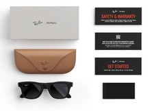 Image of Ray-Ban Meta (Gen 2) Wayfarer Smart Glasses Matte Black Polar Graphite Lenses ✅