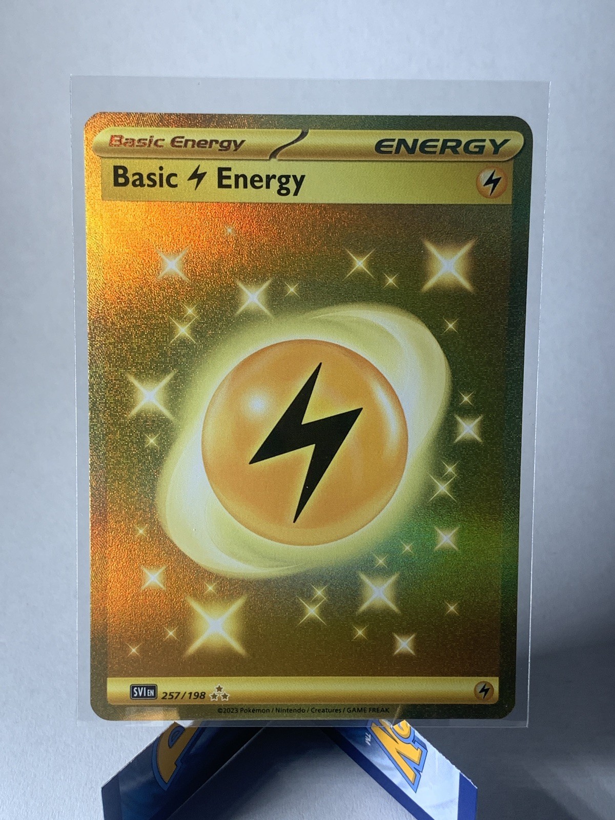 NM Hyper Rare - Lightning Energy Pokemon Scarlet & Violet Base Set SV01 #257