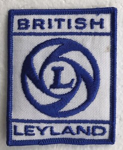 New British Leyland Embroidered Cloth Emblem