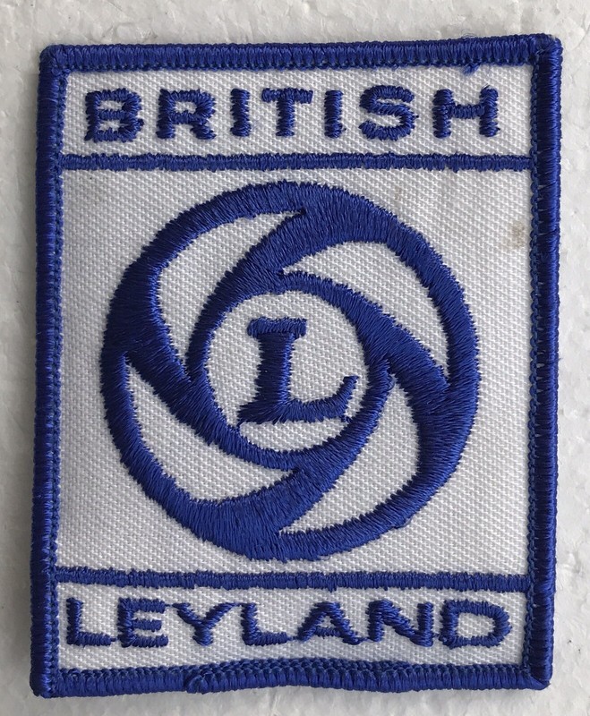 New British Leyland Embroidered Cloth Emblem