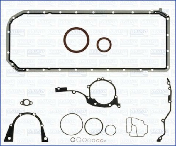 Ajusa Dichtungssatz, KurbelgehäUse FüR BMW 3Er (E36),5Er (E34,E39),7Er (E38)-image