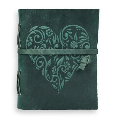 MARKENLOS Vintage Leder Journal Tagebuch Notizbuch 240 unlinienförmige Seitengröße 20 C...