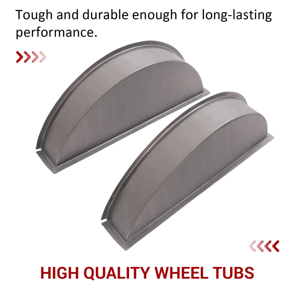 Pair of Wheel Tubs Zinc Fit For Chevy Chevrolet 1947-1954 Pickup Truck - Image 3 of 4