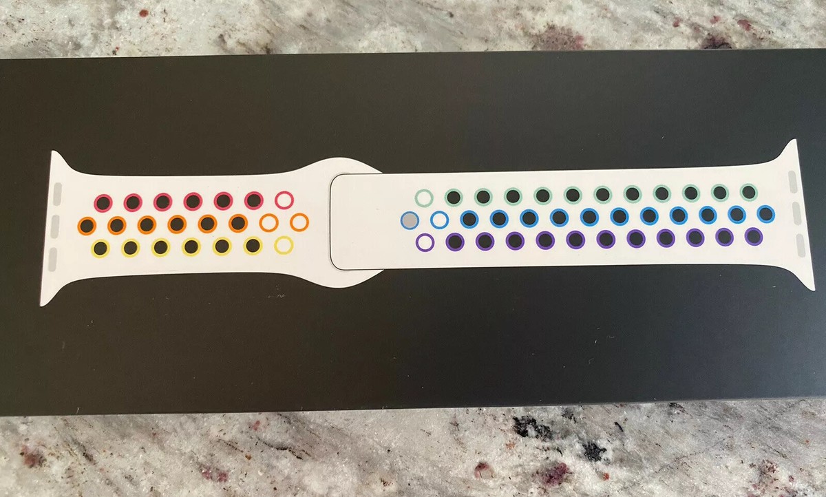 Genuine Apple (2020) NIKE PRIDE EDITION SPORT Watch BAND Genuine Apple (2020) NIKE PRIDE EDITION SPORT Watch BAND