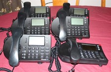SHORETEL 230 IP Phone Lot of 6 VoIP 3 Line Black LCD Display Business Office