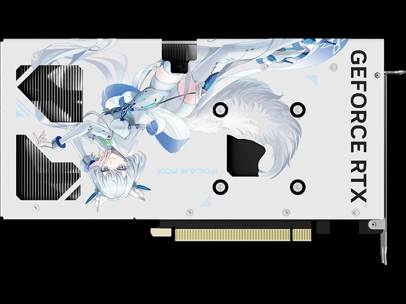 Manli GeForce RTX 5060 Polar Fox OC 8GB GDDR7 Graphics card 2K/ 4K Gaming DLSS 4 - Image 3 of 4