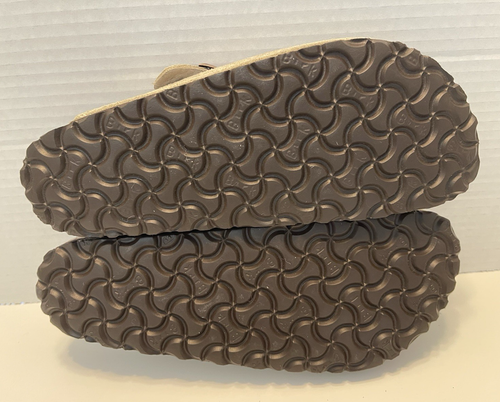 NWOT BIRKENSTOCK BOSTON SOFT FOOTBED WOMEN'S CLOG TAUPE SUEDE SIZE 7-7.5US/ 38EU - Afbeelding 12 van 12