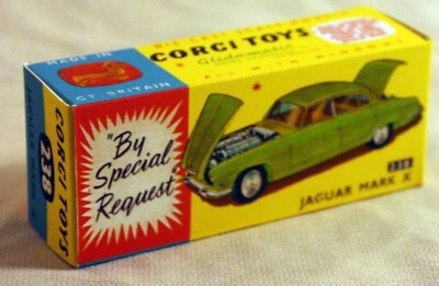 CORGI TOYS Boite Repro Vide 238 JAGUAR MARK X - Photo 1/3