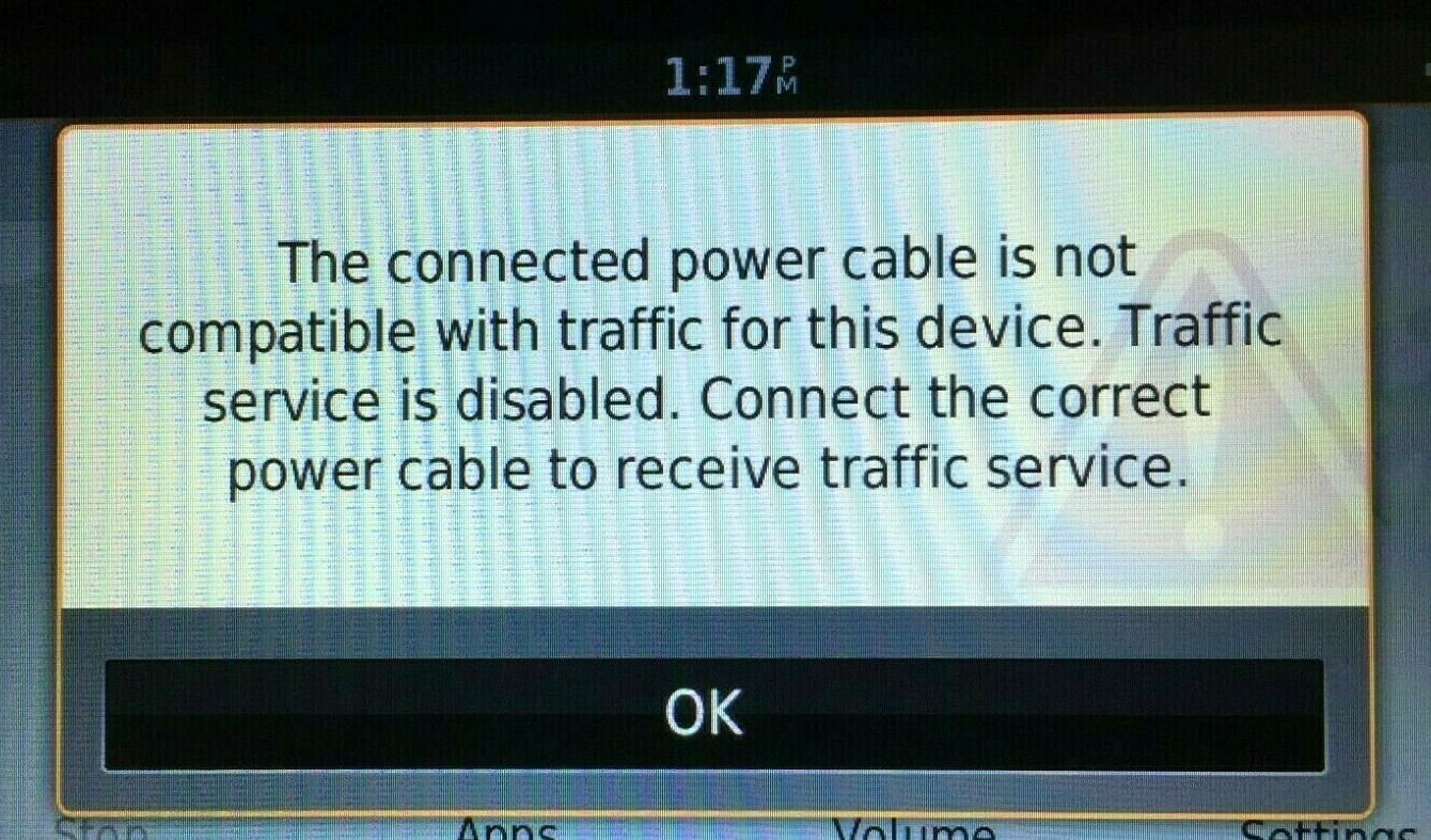 New Genuine Garmin TA20 Vehicle Power/Charger Cable Replacement for