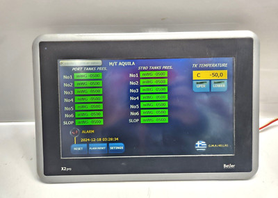 BEIJER ELECTRONICS X2 PRO 10-B2 Touchscreen HMI-Panel 630000305 Rev 1