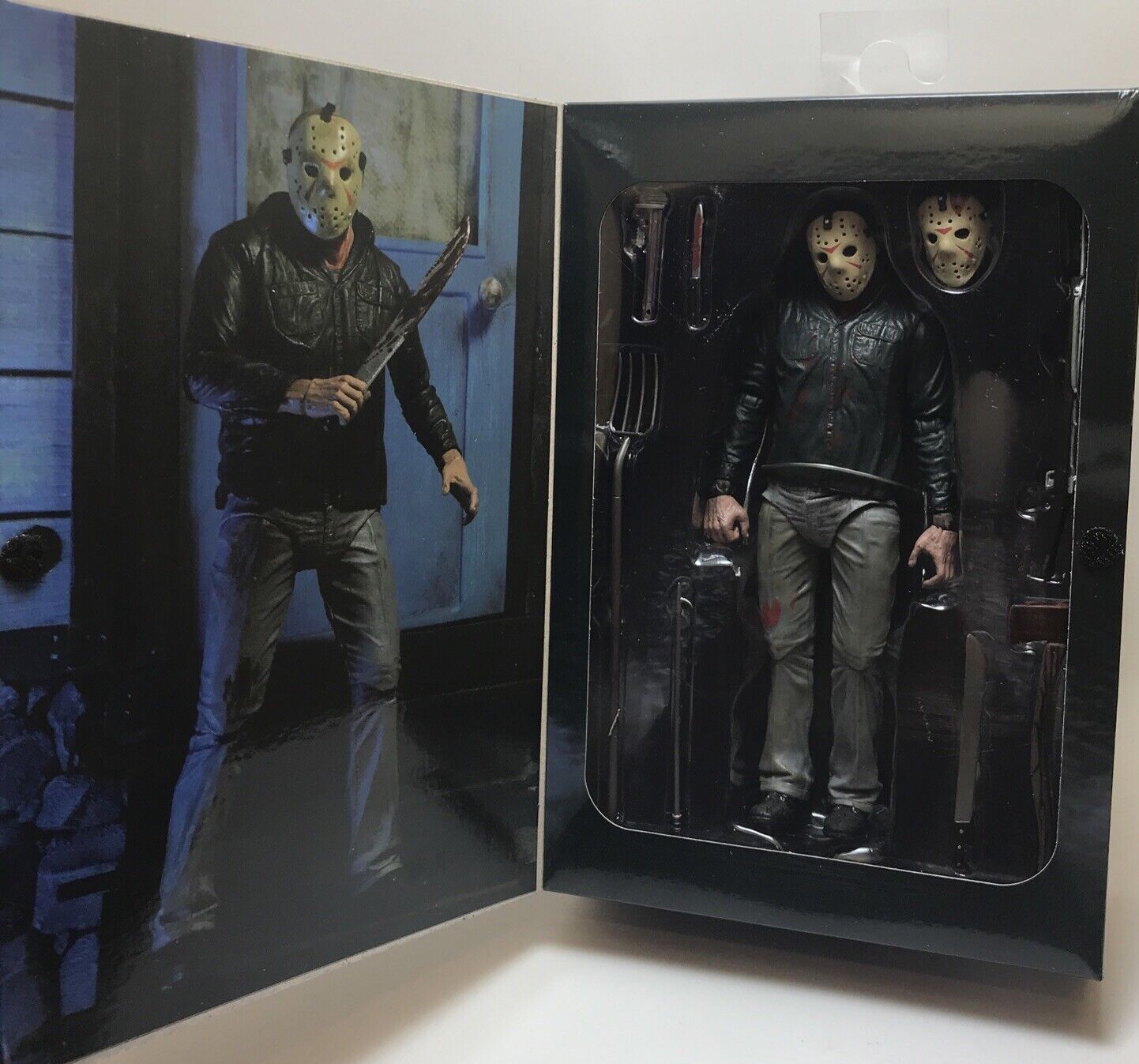 NECA 7" Action Figure 1:12 Friday the 13th Part III 3D Jason Voorhees Ultimate