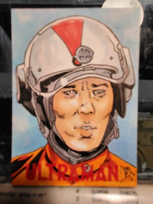 Ultraman Series 3 Licensed Sketch Card 1/1 AP Todd Mulrooney Art RRParks CARDS