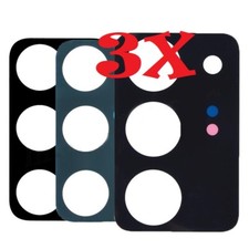 Lot of 3 Galaxy Note 20/20 Ultra Main Back Rear Camera Glass Lens Cover Adhesive