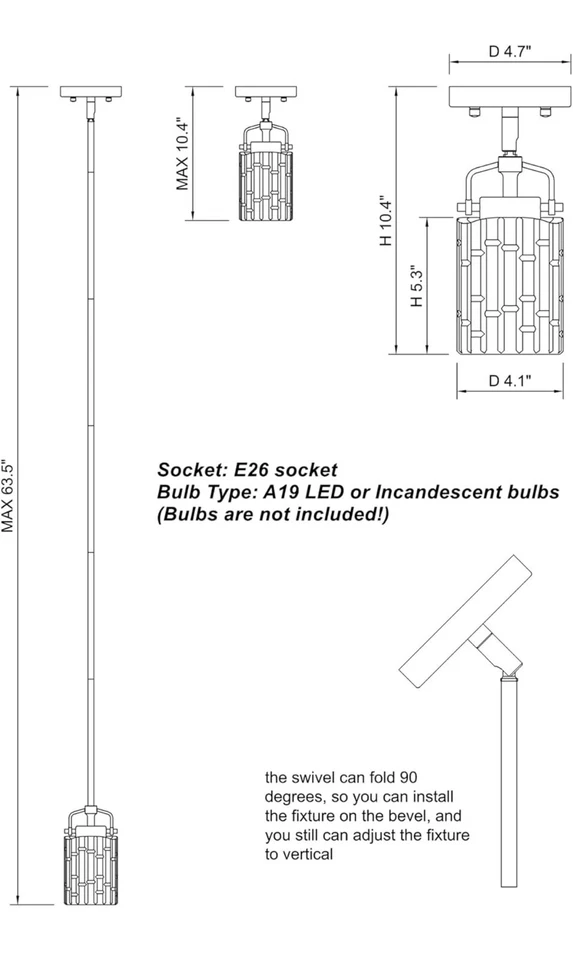 luminárias pendentes de teto vintage - Imagem 4 de 4