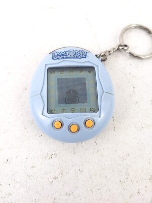 Tamagotchi Connection V1 English Baby Blue 2004 Tested Working