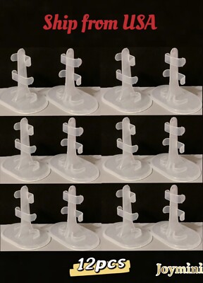 12PCS Doll Stand For Fashion Doll Foot Stands Transparent Stand Support Display