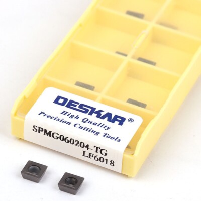 10pcs SPMG060204-TG LF6018 DESKAR Tools CNC blade Carbide Inserts Original