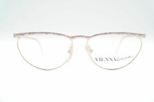Vintage Viennaline 1772 48 Gold Oval Glasses Eyeglass Frame NOS