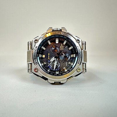 CASIO G-Shock MTG-G1000D-1A2JF Analog Black Dial Silver Tough