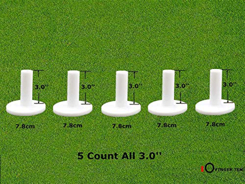 5 Pcs Rubber Golf Tees Holder Tee Range Driving Practice Mat Hitting White New - Picture 14 of 15