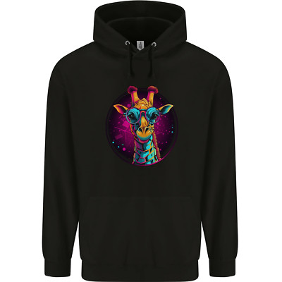 A Retrowave Giraffe Herren Kapuzenpullover