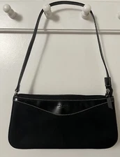 Kate Spade Leather & Cloth Small Zip Purse Bag
