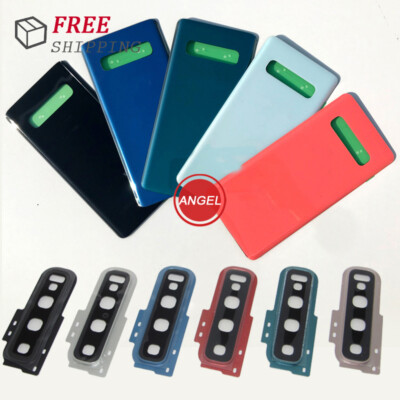 New Back Glass Cover+Camera Lens Samsung Galaxy S8 S8+ S9 S9+ S10 S10+ Plus S10E