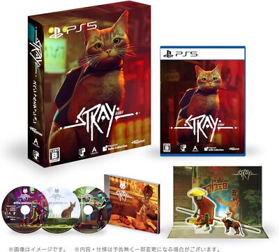 PlayStation 5 PS5 Stray Japanese Special Edition Bonus Original Soundtrack 3 New