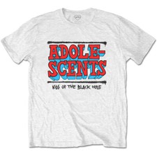 Image of Adolescents Kids Of The Black Hole White T-Shirt OFFICIAL