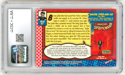 CGC JSA SS 8 SIGNED John Romita Sr Marvel Art Card Amazing