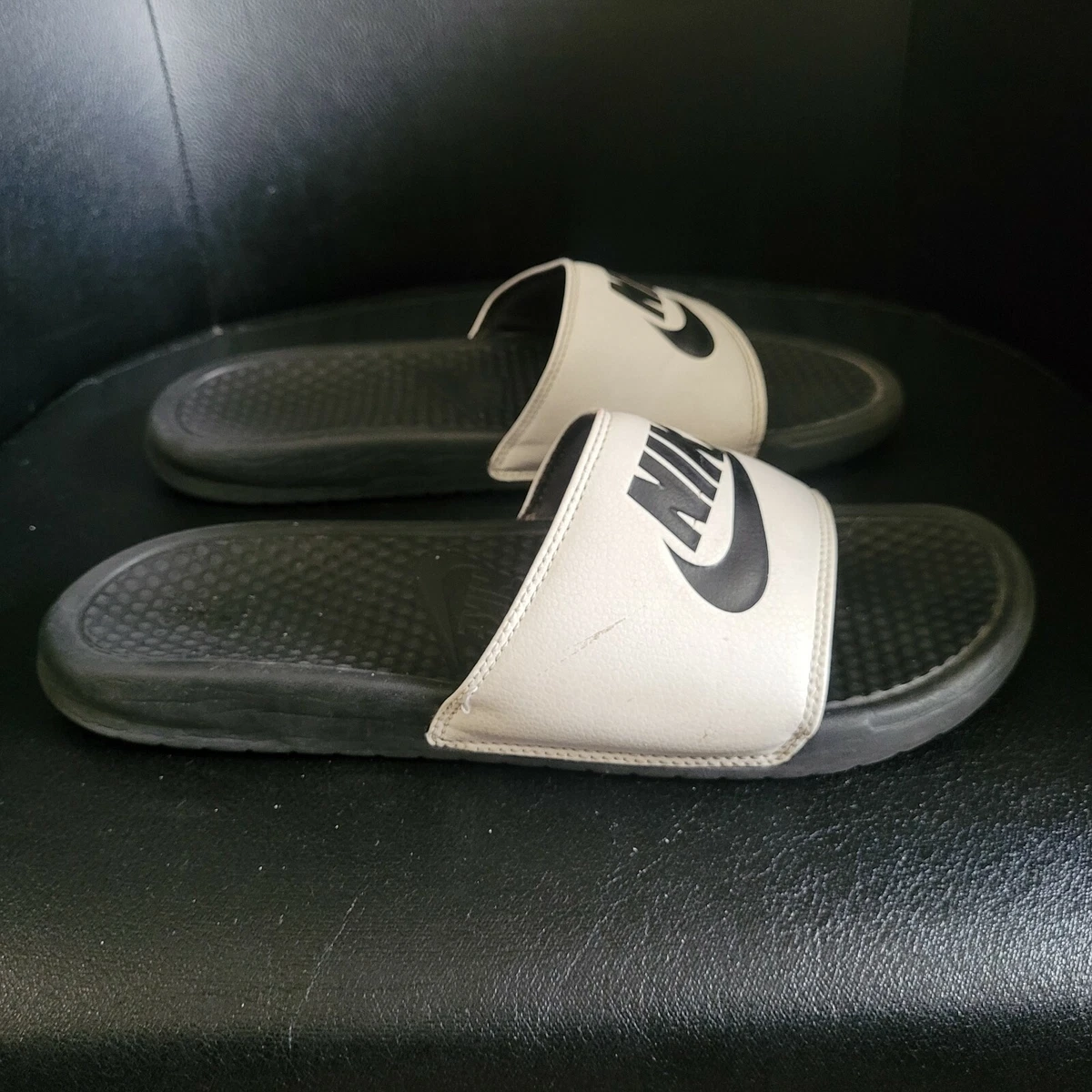Mens nike slides size best sale 10