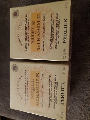 Perlier Rejuvenating Body Butter Moisturizer Cream New Sealed 5.41 Oz Lot Of 2