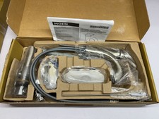 Moen Brantford One-Handle Low-Arc Bathroom Faucet w/ Deckplate in Brushed Nickel