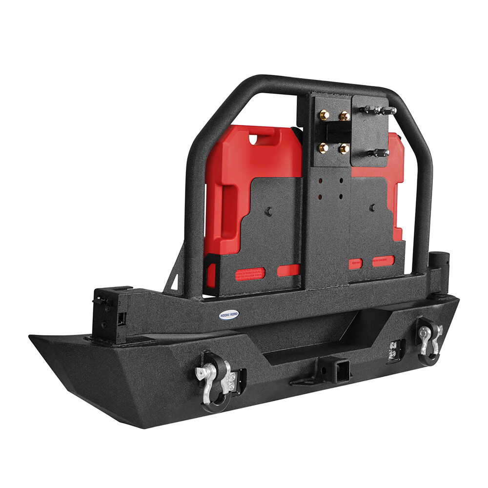 Rear Bumper w/Jerry Can Holder+Hitch Receiver+D-Rings For Jeep Wrangler JK 07-18 thumbnail 13