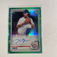 2020 Bowman Chrome 1st Prospect Auto Green Refractor #CPA-KS Kevin Smith /99