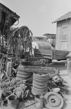 8" x 10" Bedroom of daughter of wealthy Cajun farmer, Jospeh La Blanc