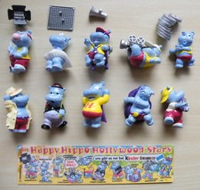 Happy Hippo Hollywood Stars / kompl. Satz + BPZ / D 1997 / TOP erhalten,unbespie