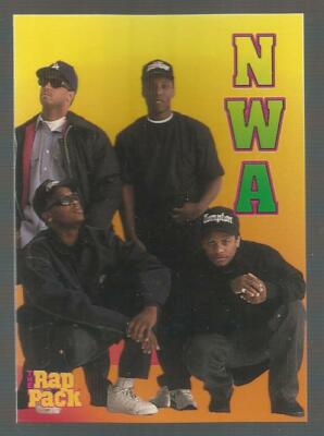 1991 Rap Pack  NWA Eazy E Ice Cube Dr. Dre. Rookie  Card  (PACK FRESH SHARP)