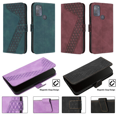 Handyhülle für Motorola G53 G73 E13 G72 E22S G23 Luxus PU Leder Flip Wallet Case