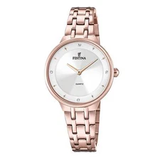 Festina F20602/1 Women's Rose Gold Tone Bracelet Watch