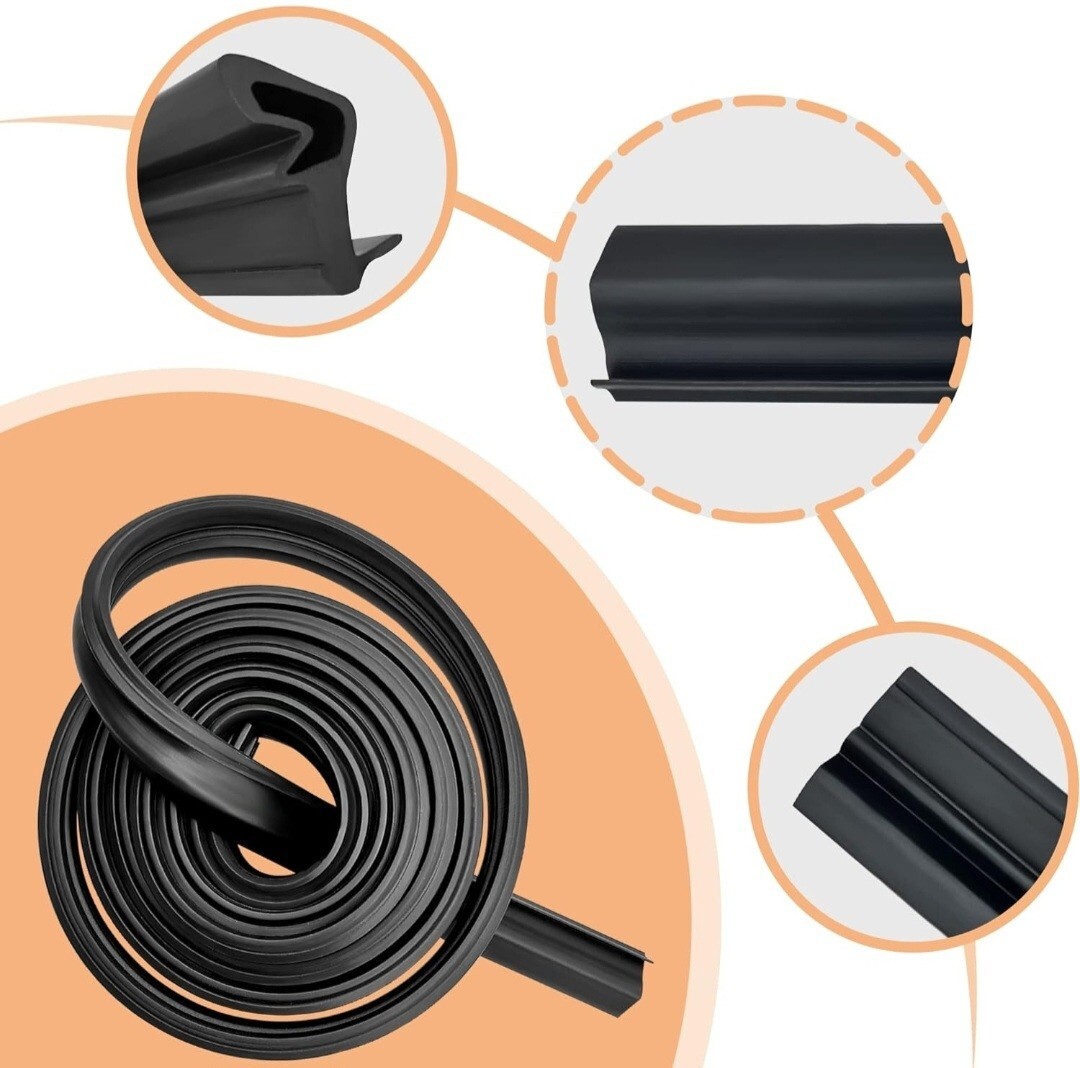  Black Dishwasher Tub Gasket for Whirlpool W10300924V W10300924VP W10300924 