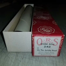 ON THE JERICO ROAD QRS Word Roll 242 Pianola 