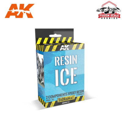 AK Interactive Resin Ice 2 Part Mix 150ml Kit