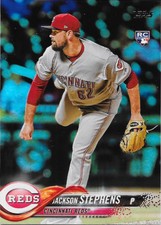 2018 Topps Series 1 Rainbow FOIL Parallel #207 Jackson Stephens RC - Reds Rookie