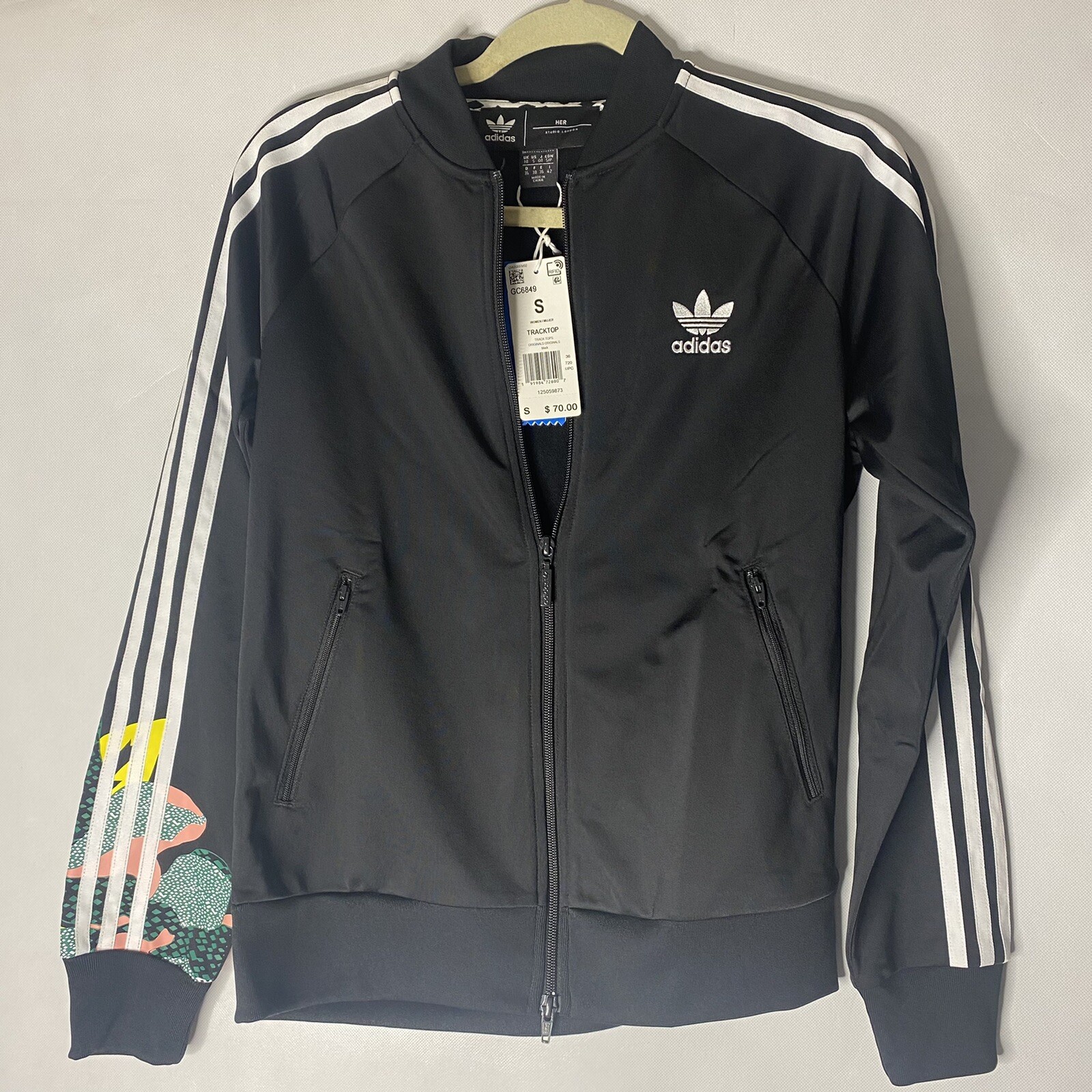ADIDAS BLACK TRACKTOP - GC6849 WOMEN SIZE SMALL. for sale online | eBay