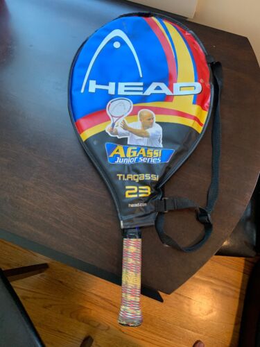 Raquette De Tennis HEAD Junior Agassi 60 - Bleu/Jaune/Rouge - Taille Enfant