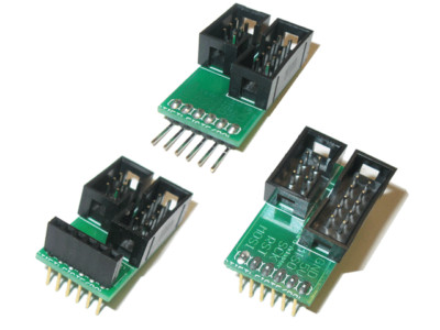 ISP Breakout Breadboard Adapter Wannenstecker 10 --> 6 pol Programmieradapter