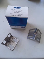 NOS FORD 2 GRILLE MOUNTING BRACKETS E4DZ-8B455-B 1984 1985 MUSTANG LTD CAPRI